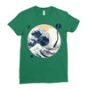 the great wave off sound Ladies Fitted T-Shirt