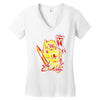 knight owl Women's V-Neck T-Shirt