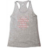 i wear my melanin like a badge of honor Racerback Tank