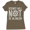 science will not be silenced Ladies Fitted T-Shirt
