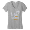 no suggestions please Women's V-Neck T-Shirt