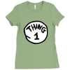 thing 1 Ladies Fitted T-Shirt