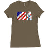 usa 4th of july Ladies Fitted T-Shirt