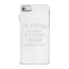 strong woman iPhone 7 Case