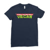 ninja turtles parody vegan Ladies Fitted T-Shirt