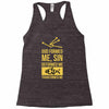 deformed jesus Racerback Tank
