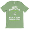 alien abductee survivor tour ufo nerd geek comic funny T-Shirt