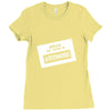 my name is awesome Ladies Fitted T-Shirt