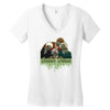 golden ghouls Women's V-Neck T-Shirt