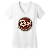 rays records inspired by the blues brothers ideal birthday present Women's V-Neck T-Shirt