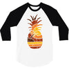pineapple and beach 3/4 Sleeve Shirt