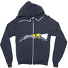 by a nose Zipper Hoodie