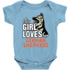 This Girl Loves Her German Shepherd Baby Onesie