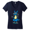 aura peeker Women's V-Neck T-Shirt