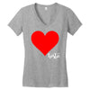 Besties Heart Family Matching Women's V-Neck T-Shirt