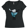 hang loose Women's Triblend Scoop T-shirt