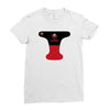 pool black red Ladies Fitted T-Shirt