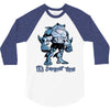 muscle shark its summer time 3/4 Sleeve Shirt