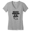 Greatest Godmother In The Universe Women's V-Neck T-Shirt