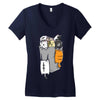 kittens in a pocket Women's V-Neck T-Shirt