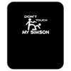don't touch my simson  fun ddr motorrad tuning simi s51 50 fan Mousepad