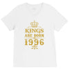 kings are born in 1996 V-Neck Tee
