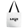 love peace Tote Bags