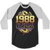 legends are born in 1988 hoodie 5 3/4 Sleeve Shirt