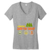 camp fire swamp Women's V-Neck T-Shirt