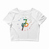 jake paul colorful Crop Top
