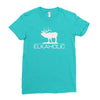 christmas gift elkaholic Ladies Fitted T-Shirt