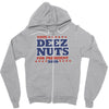vote deez nuts Zipper Hoodie