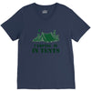 camping is in tents t shirt V-Neck Tee