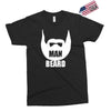 man beard funny mens Exclusive T-shirt