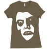 pazuzu face Ladies Fitted T-Shirt