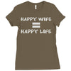 happy life Ladies Fitted T-Shirt