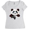 Gamer Panda Women's Triblend Scoop T-shirt