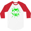 space invader 2 splat 3/4 Sleeve Shirt