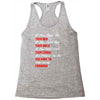 keep moving forward Racerback Tank