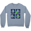saving the world, one small step at a time Crewneck Sweatshirt