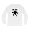 beast muscle guy workout Long Sleeve Shirts
