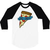life is a pizza party 3/4 Sleeve Shirt