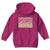 pink triangle print Youth Hoodie