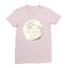 I Love You To The Moon And Back Ladies Fitted T-Shirt