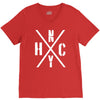 nyhc new york hardcore funny V-Neck Tee