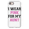 i wear pink for my aunt breast cancer iPhone 8