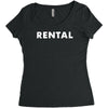 rental Women's Triblend Scoop T-shirt