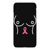 breast with pink ribbon iPhoneX