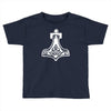 thors hammerretro viking norse fashion cool Toddler T-shirt