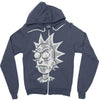scientific sketch Zipper Hoodie